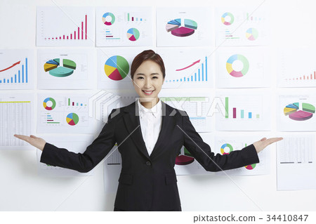 Presentation, Business Woman Presentation, Business Woman 34410847