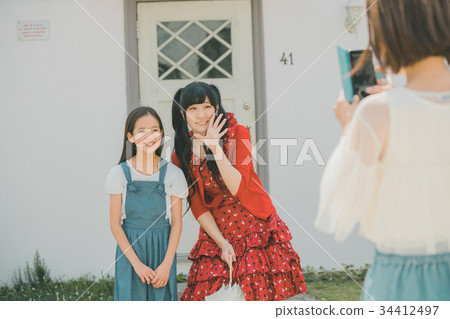 偶像 追星 扇子 34412497