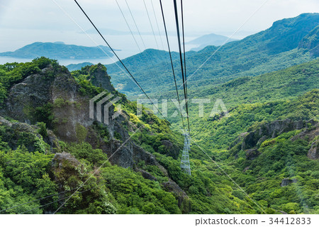 Shodoshima fresh green Sakankei ropeway 34412833