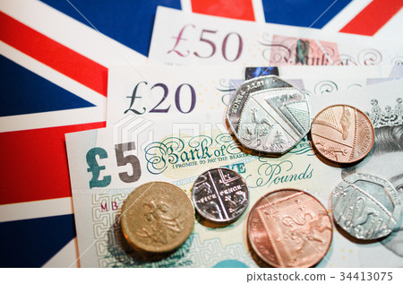 British currency 34413075