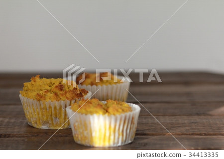 鬆軟香脆的自製南瓜鬆餅 34413335