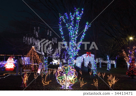 Seta Karahashi公園的照明 Seta Karahashi公園的照明 34413471