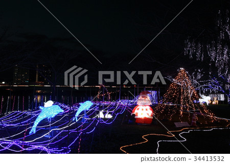 Illumination of Seta Karahashi Park Illumination of Seta Karahashi Park 34413532