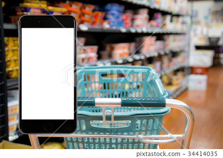 Background material for inset Supermarket, supermarket, food department, shop, department store, food hygiene law 34414035