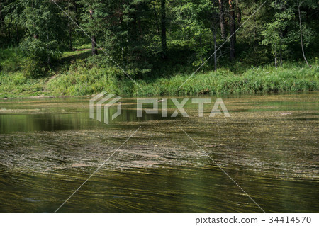 river landscape on the river Ai river landscape on the river Ai 34414570