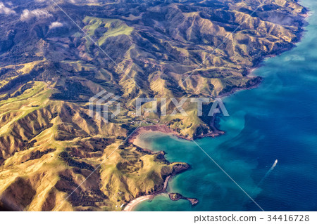 new zealand northern island aerial landscape new zealand northern island aerial landscape 34416728