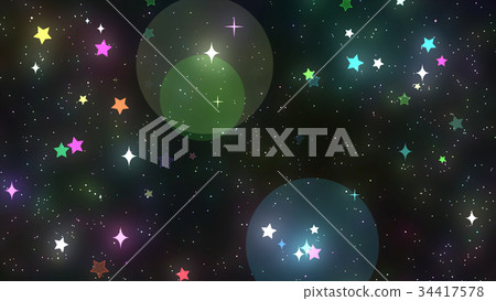Glittering particles Glittering particles 34417578