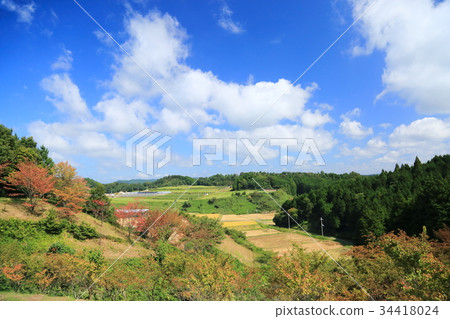 Satoyama in early autumn 34418024