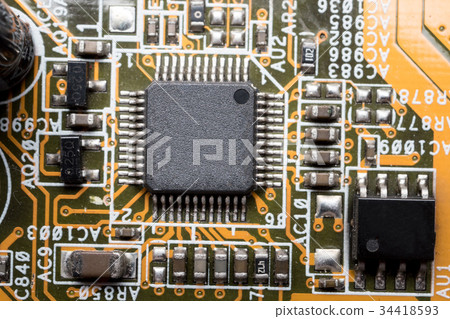 Computer circuit board, electronic technology  34418593