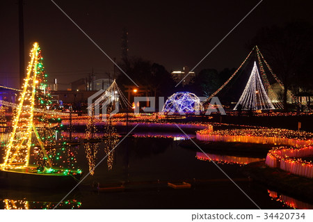 Illumination of Noto River 34420734