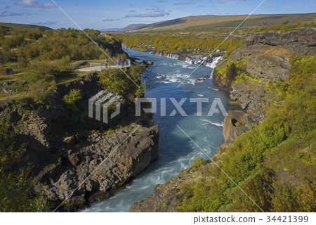 Blue mountain river 34421399