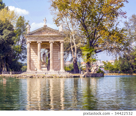 Temple of Aesculapius in Villa Borghese, Rome Temple of Aesculapius in Villa Borghese, Rome 34422532