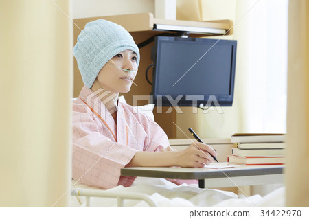 Fighting Diseases Women Writing Things 34422970