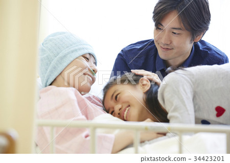 Family supporting fight disease 34423201