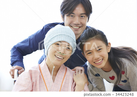 Family portrait supporting the fight against illness 34423248