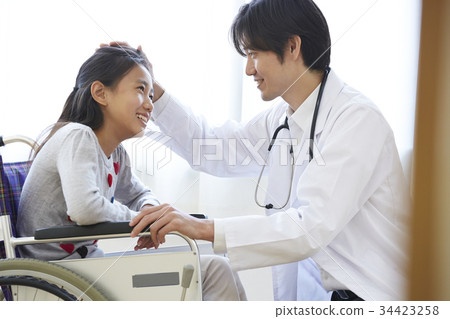 Pediatric patient girl doctor Pediatric patient girl doctor 34423258
