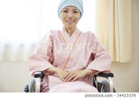 A woman in a fight against a wheelchair 34423379