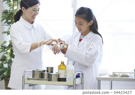 Kids vocational experience nurse Kids vocational experience nurse 34423427