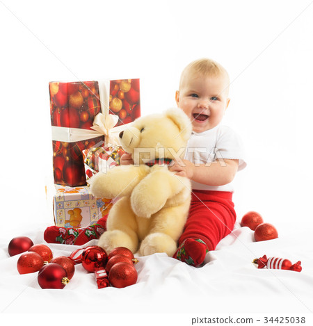 baby in christmas  34425038