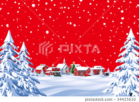 Christmas city telephoto red 34425610