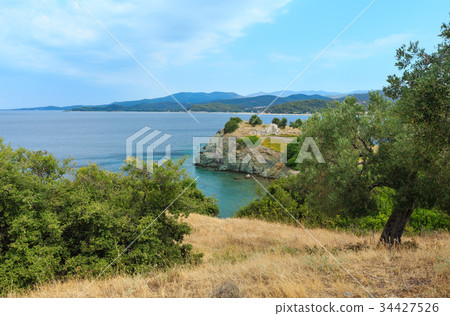 Summer sea coast (Sithonia, Greece). 34427526