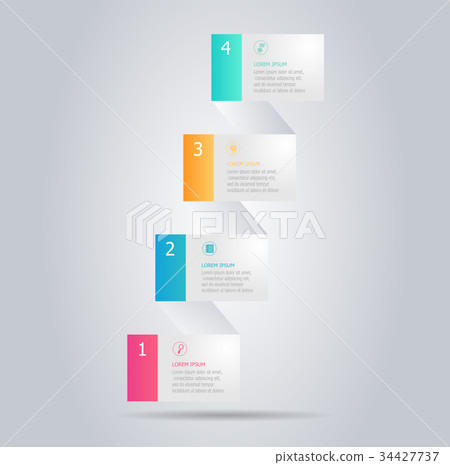modern banner infographic vertical background 34427737