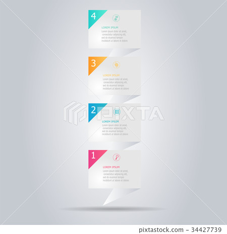 modern banner infographic vertical background 34427739