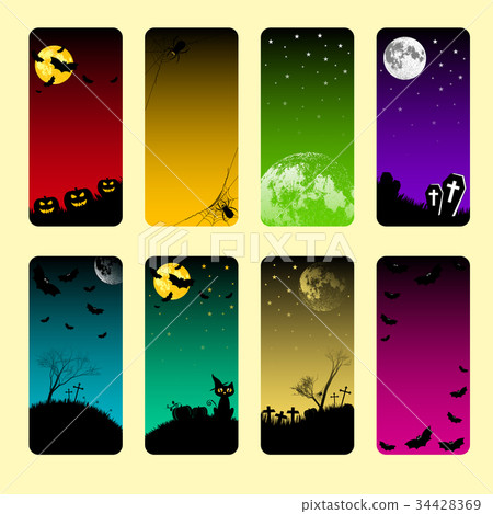 Holiday banners for Halloween 34428369