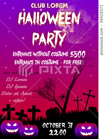 Holiday poster for Halloween 34428371