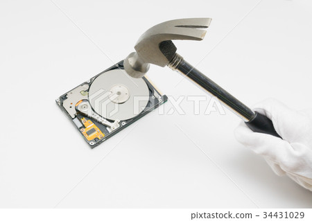 HDD hard disk destruction image 34431029