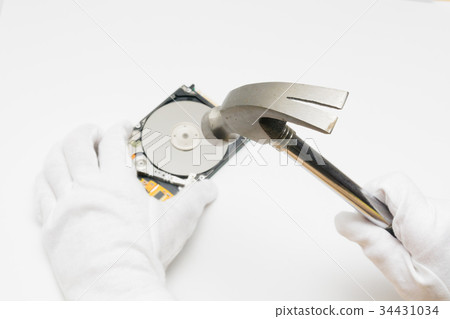 HDD hard disk destruction image 34431034