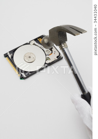 HDD hard disk destruction image HDD hard disk destruction image 34431040