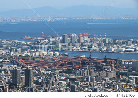 Rokko Island seen from Mt. 34431400