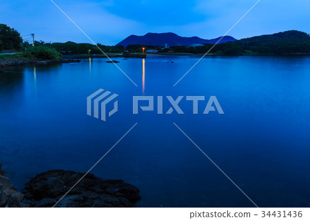 The dawn of the small water port Minato Gashima (Ojika Island) Goto Islands 34431436