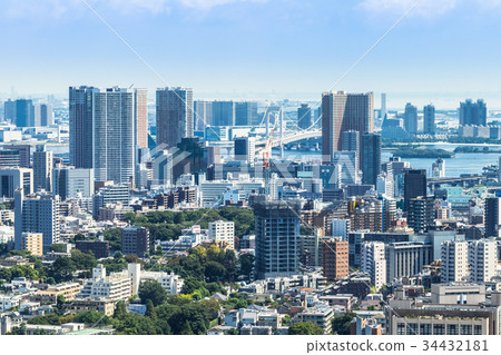 Tokyo Bay Area and Rainbow Bridge Tokyo Bay Area and Rainbow Bridge 34432181