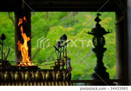 奈良。 Haseji Temple-Prayer之火3 34433993