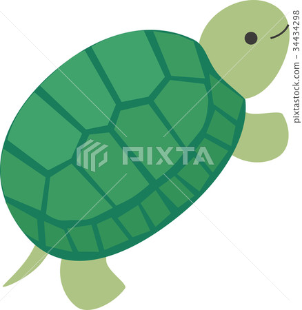 Climb up the turtle - Stock Illustration [34434298] - PIXTA