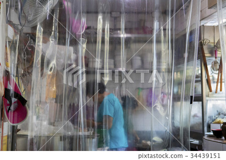 麵條，小攤，麵條，小吃店，麵條，小吃店， 34439151