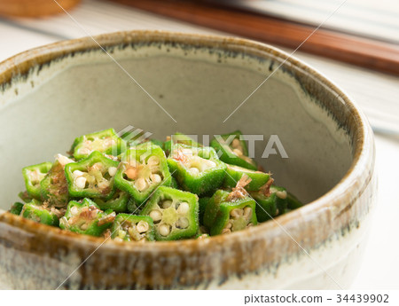 秋葵黃秋葵醬秋葵秋葵醬油或鰹魚調味料 秋葵黃秋葵醬秋葵秋葵醬油或鰹魚調味料 34439902