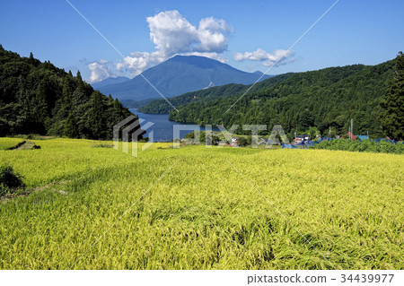 Lake Nojiri and Kurohimeyama Lake Nojiri and Kurohimeyama 34439977