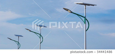 Solar energy and sky. 34441486