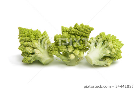 Romanesco cabbage isolated 34441855