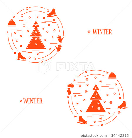 sports figure skating arranged in a circle 34442215