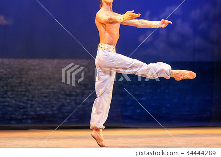 dancing, rehearsal, amusement concept. on the dancing, rehearsal, amusement concept. on the 34444289