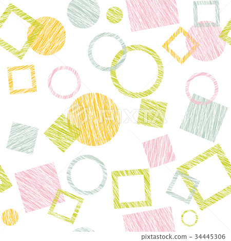 Random scratched elements. Simple seamless pattern Random scratched elements. Simple seamless pattern 34445306
