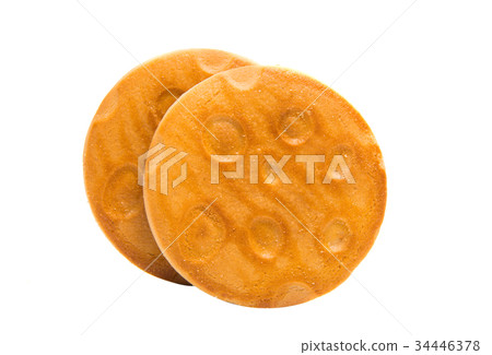 Round cookies isolated 34446378