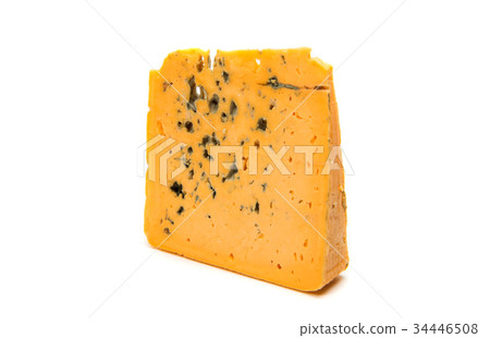 Blue cheese isolated 34446508