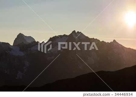 The majestic peaks of the Massif des Ecrins The majestic peaks of the Massif des Ecrins 34446934