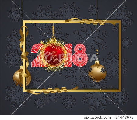 Christmas and happy new year 2018 Christmas and happy new year 2018 34448672