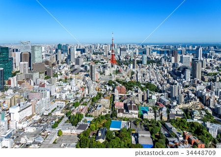 東京白天都市風景 34448709
